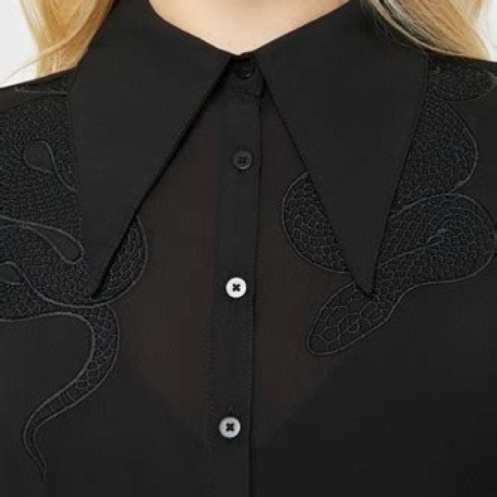 Killstar Serpent’s Den with Serpents and Flared Sleeves NWOT